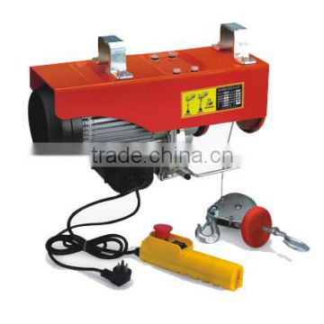 PA500 mini electric wire rope hoist 250kg CE ISO