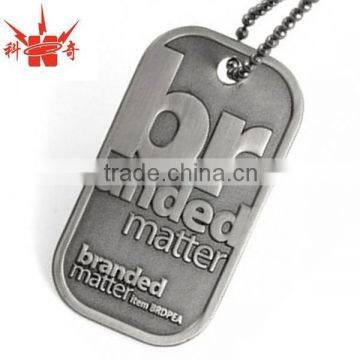 Factory product custom military tag