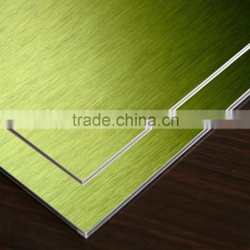 DIFFERENT TYPES OF BRUSH ALUMINIUM COMPOSITE PANEL FOR KITCHEN CABINETS