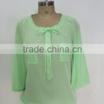 lady fashion collection women blouse LKFX16003
