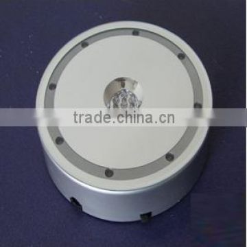 Crystal round rotating glass led base/15 lights for crystal block