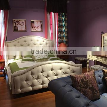 Classical fabric bed from china