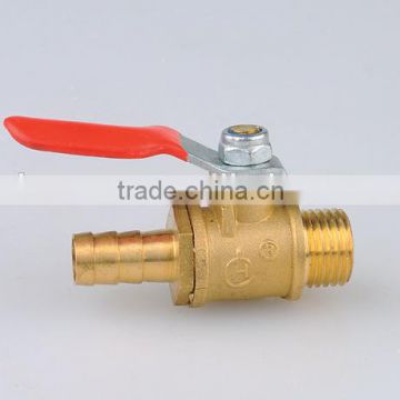 Brass Male hose barb ball valve
