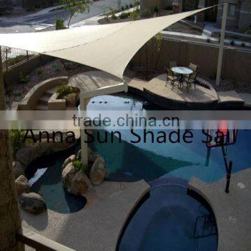 high quality 160 G Waterproof Shade Sail with PU coated