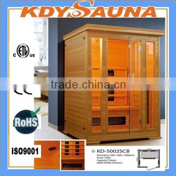 2 people digital control cheapest far infrared sauna room