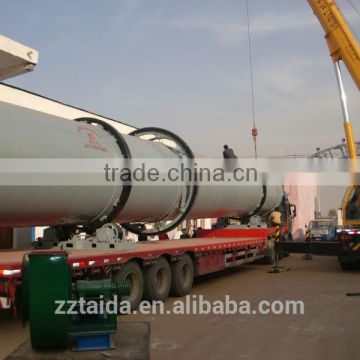 Professional manufacturer 1500*12000 Rotary Dryer from Taida