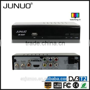 JUNUO china factory 2016 OEM new quality full hd strong tuner mstar 7t01 Zambia tv decoder set top box dvb t2