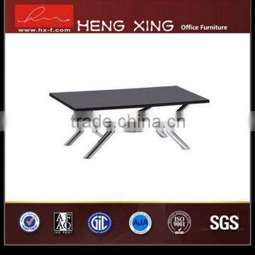 Super quality economic wood cross leg coffee table