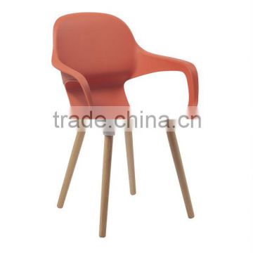 2014 best sale armless white plastic chair manufacturer HC-N013