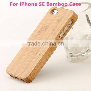 2016 Bamboo Wood Case for iPhone 5se Natural Wood for iPhone 5se Case Cover for iPhone se