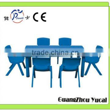Adjustable student table and chairs suit