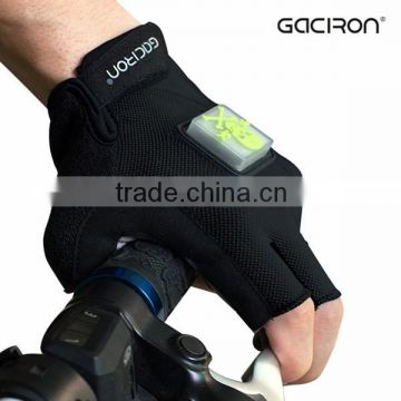 Gaciron Orignal Supply Waterproof LED Bike Turn Signal Gloves for Bicycle Cycling