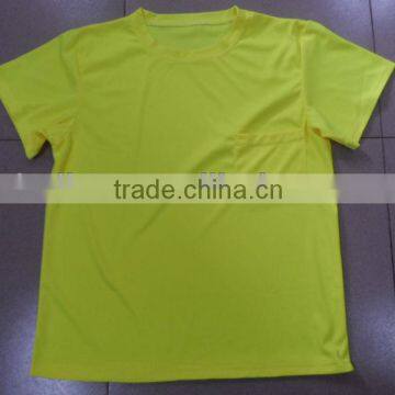 hi-vis yellow polo shirt