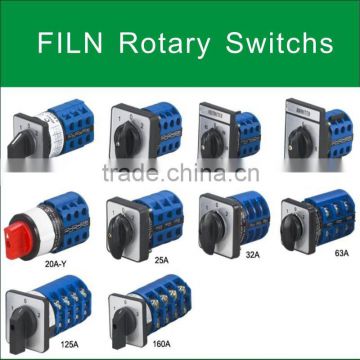 FILN AC 400V 200A rotary encoder switch Plastic and Copper