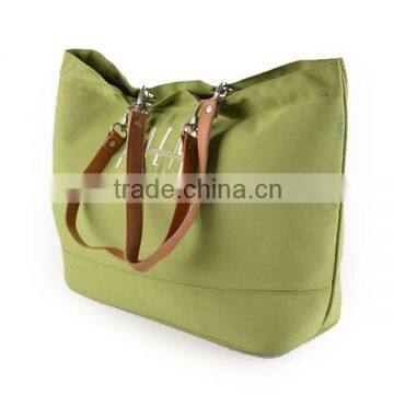 Leather shoulder bag for women