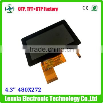 TFT LCD HX8257-A controller 4.3" touch screen lcd display