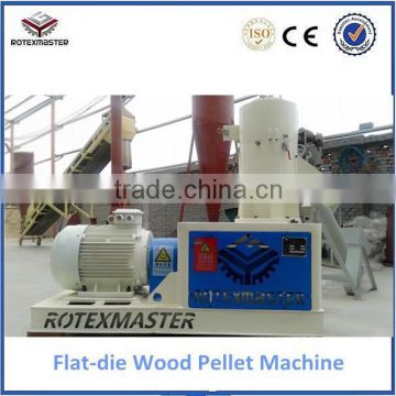 [ROTEX MASTER] CE Best plastic,sawdust,dregs,tires Flat Die Pellet Mill,Low Price Wood Pellet Machine Manufactures