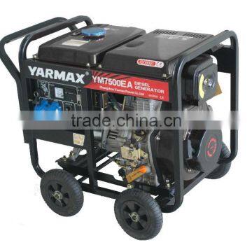 5.2kw open type air cooled single phase portable diesel generator