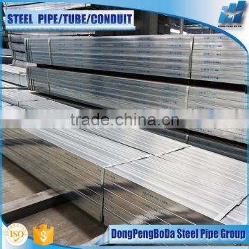 20/20mm hollow section Pre-Galvanized Square Steel Pipe