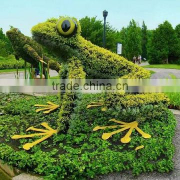 life size large top party artificial landscape uv resin plastic animal leaf alphabet letter Rolls-Royce Car frog statue E08 23o5