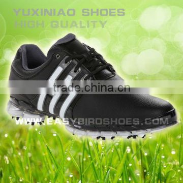 fashion rubber soles for golf shoes sport, mens colorful golf shoes spike stylish for adults made in jinjiang
