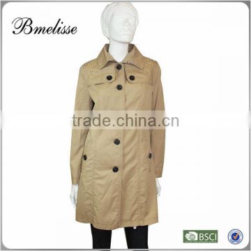 2014-2015 High quality with more than 20 years' experience manufacturer wind coat