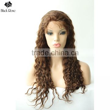 Black Rose Brazilian Human Hair Full Lace Wig with Baby Hair