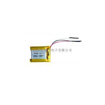 PL752631 lithium polymer battery PACK , 3.7V 550mAh