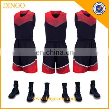 Latest New Tackle Twill Basketball Uniform Embroidery Basketball Jersey Design-DINGO