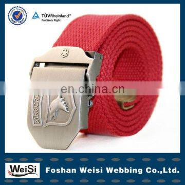 Hot Cheap Webbing Belt Canvas Belt Customized Logo/Material Is Accepted