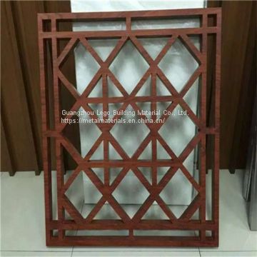 Anodized Perforated Aluminum Sheet Decoration Carved Carved Wall