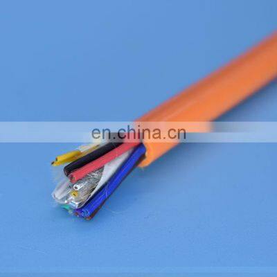 Rugged orange PUR underwater hybrid cable with screen