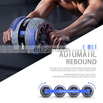 2021 Exercise Fitness Gym Equipment Abdominal Muscle Ab Roller Wheel Exercise Equipment for Core Workout