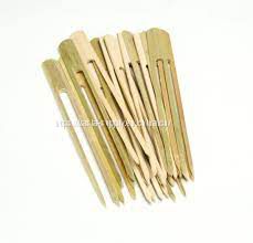 9 inch Bamboo Double Prong Double bamboo skewers Bamboo 18mm Wide