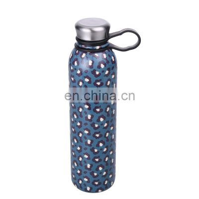 GINT 750ml Leopard Point vacuum flask customized logo with lid for camping