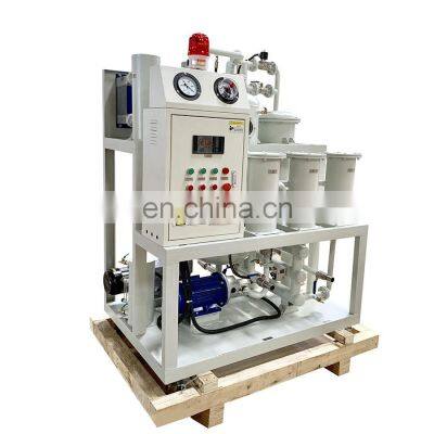 Industrial oil cleaning purifier machinery hydraulic oil filter machine removing particles from oils