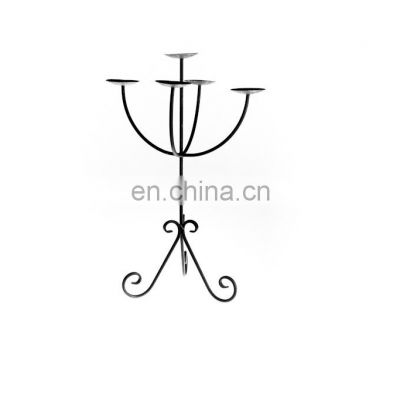 metal iron low price candelabra for sale