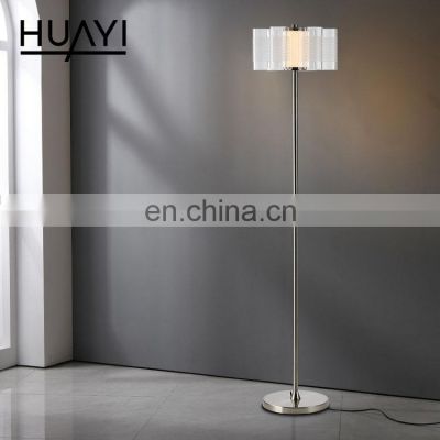 HUAYI Wholesale Cheap Price Simple 29W Indoor Bedroom Living Room Modern LED Floor Lamp