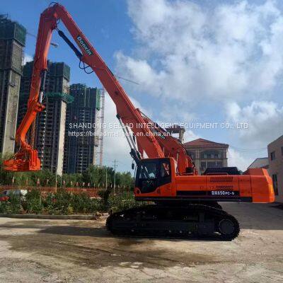 excavator used long arm excavator  digging  machine  with low working hours factory price