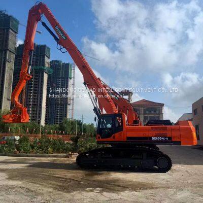 excavator used long arm excavator machine  digging machine with low working hours factory price