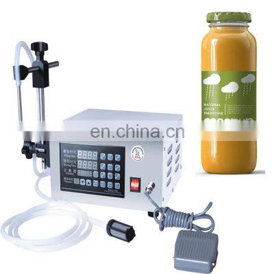 Electric perfume juice digital pump bottling water liquid beverage oil bottle liquid filler filling machine