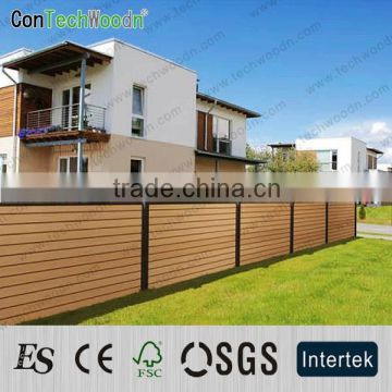 Eco-friendly wpc material used wood fencing for sale