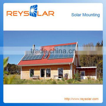 PV Solar Panel Aluminum Mounting System Tile Roof Solar Solutions