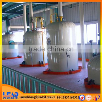New Lead complete plant turnkey project oil refining for crude edible oil