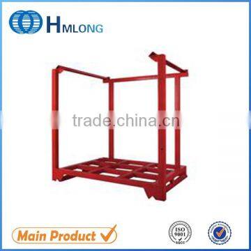 Warehouse storage tube steel pallet rack