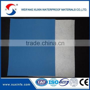 2.0mm thickness Root resistance pvc membrane foil for door for roof basement waterproofing