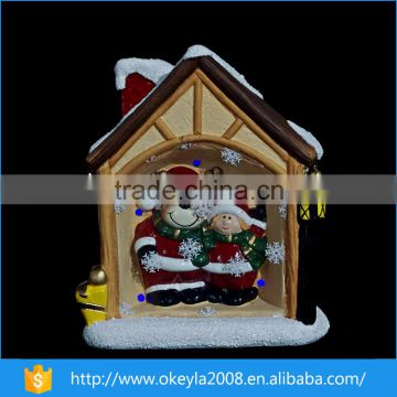 2016 High Quality custom ceramic christmas village houses