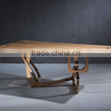 2016 Modern Style Dining table Made in North American Ash Wood Wooden Dining Table For Home Using