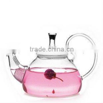 bake LOGO eco-friendly heat resistant glass teapot