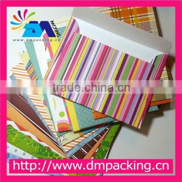 colorful paper envelope with gift